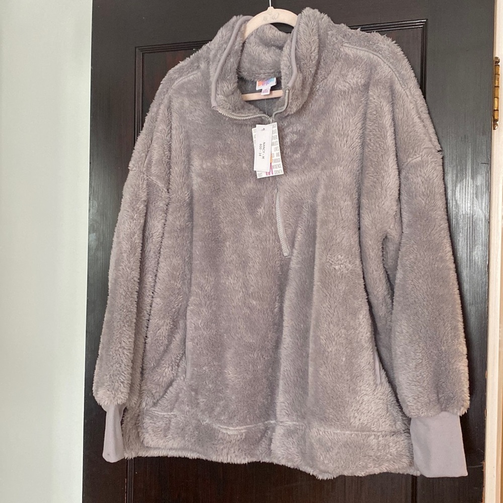 Lularoe Nancy half zip pullover